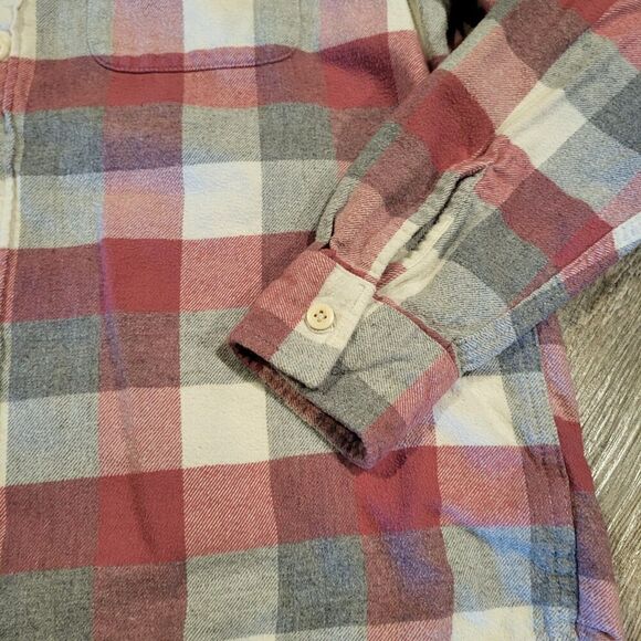 American Eagle Super Soft Classic Fit Flannel Long Sleeve Button Up Mens Medium - Picture 2 of 7